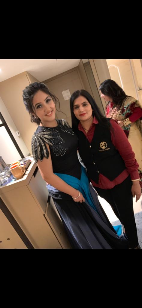 Celebrity guest and Belle Femme team